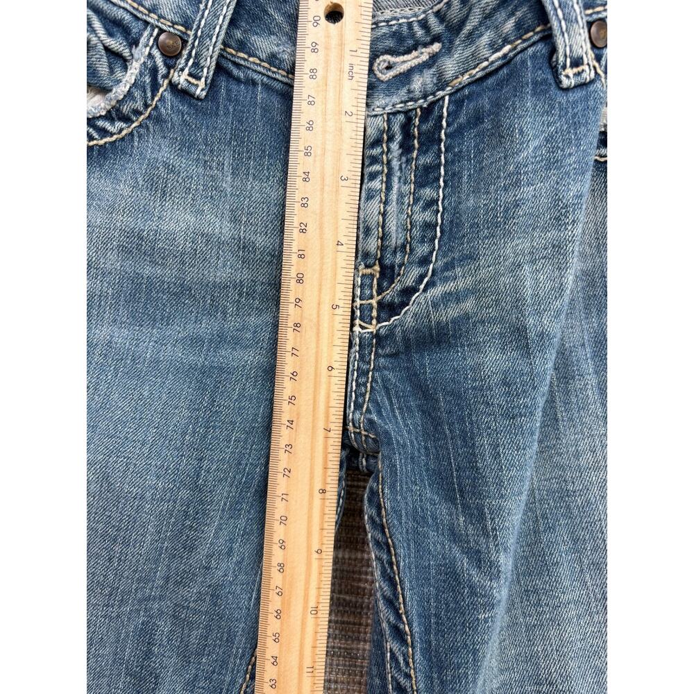 BKE Denim Stella Bootcut Jeans Womens Size 28 Blue Low Rise Denim Stretch - Picture 7 of 8